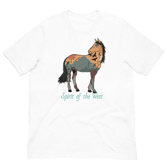 Spirit Of The West Unisex Tee - graphic te, graphic tee, horse, southwest, spirit, spirit of the west, tee, tees, tshirt -  - Baha Ranch Western Wear