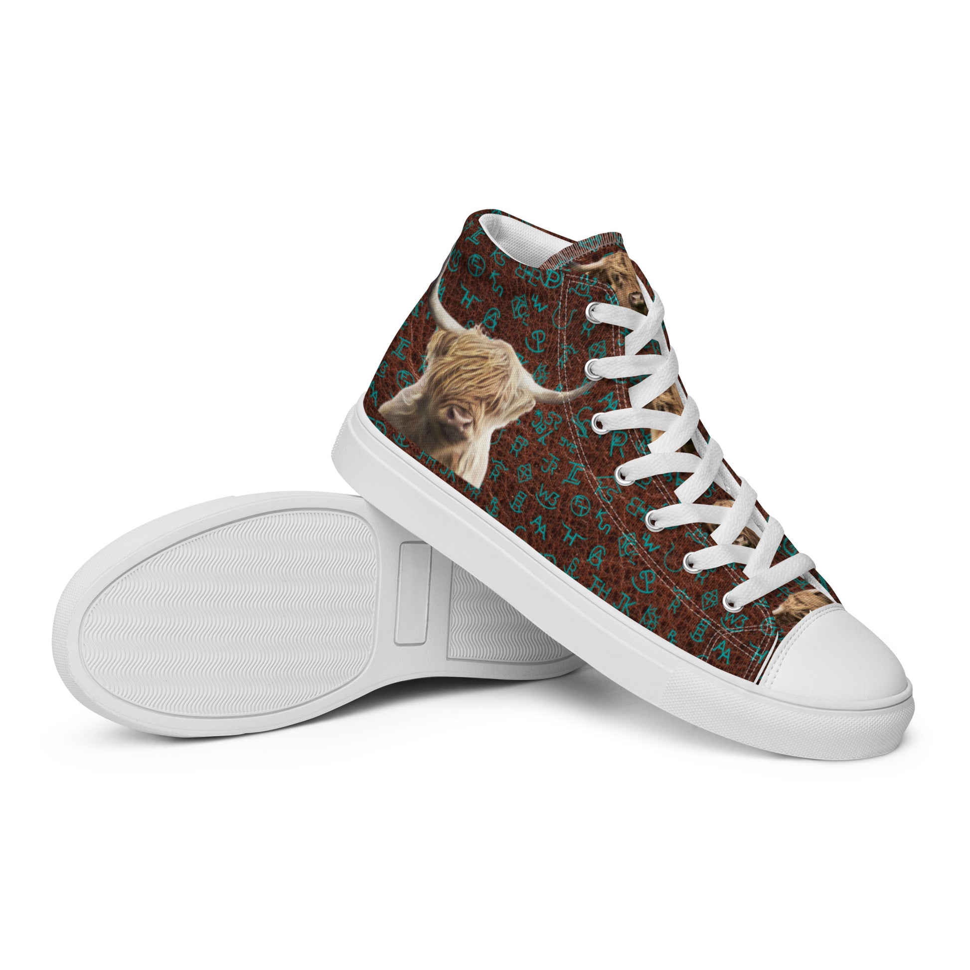 Highlands and Brands Women’s High Top Canvas Shoes 10.5