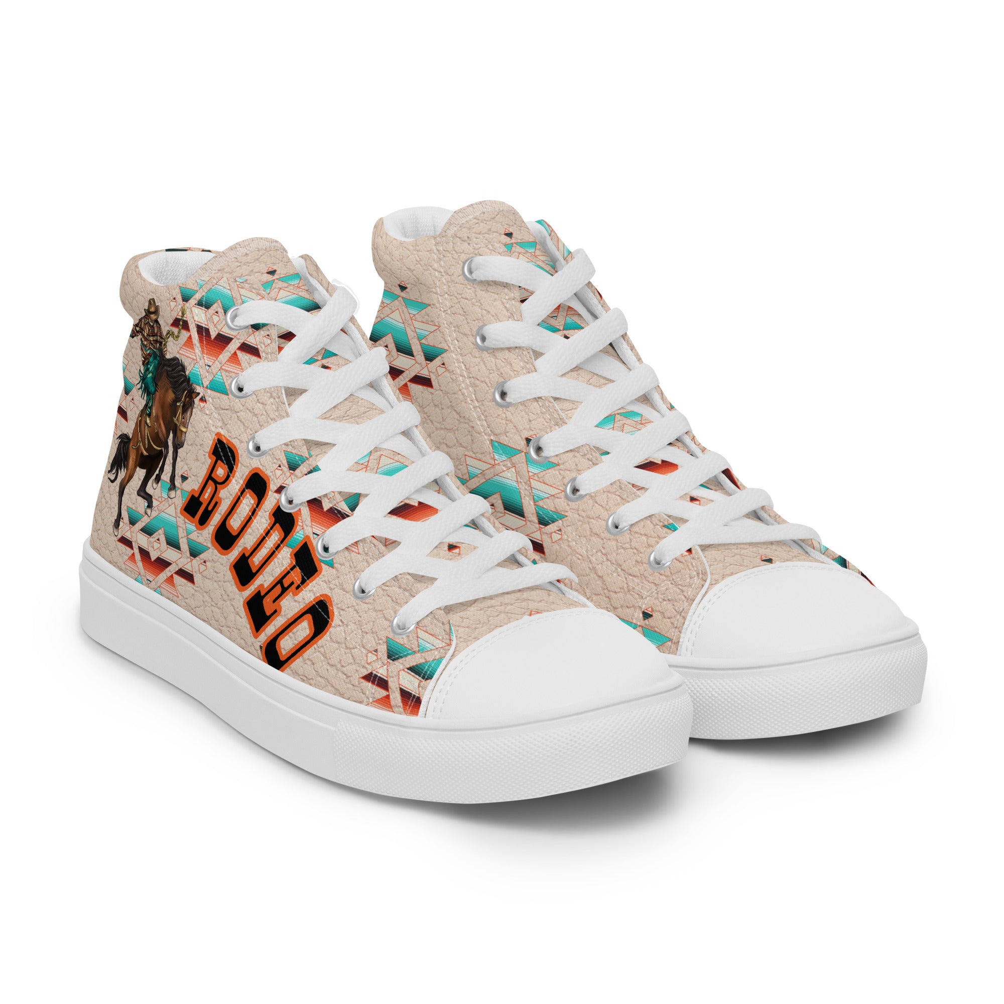 Women’s outlet high top canvas print sneakers