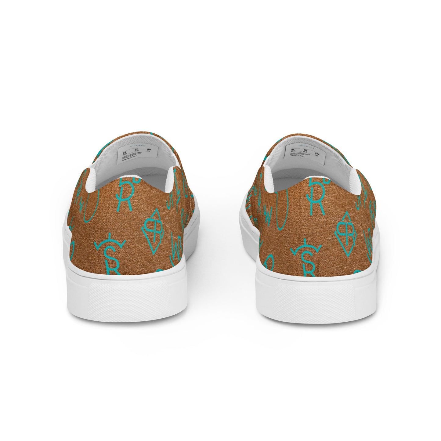 Longhorn & Brands Women’s slip-on canvas shoes - brands, canvas, cattle, cattle brands, cowgirl, longhorn, rodeo, shoes, western -  - Baha Ranch Western Wear